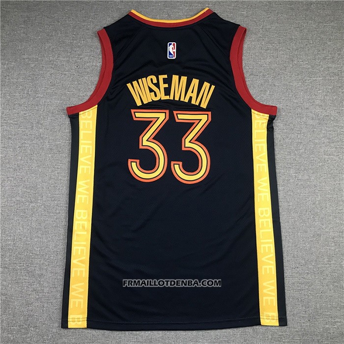 Maillot Golden State Warriors James Wiseman Ville 2020-21 Bleu
